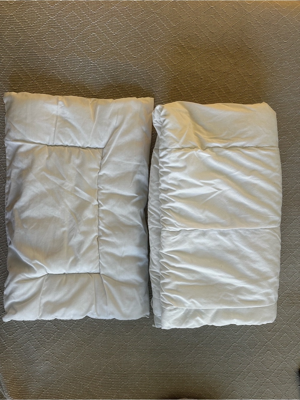 IKEA baby bedding pillow and duvet insert